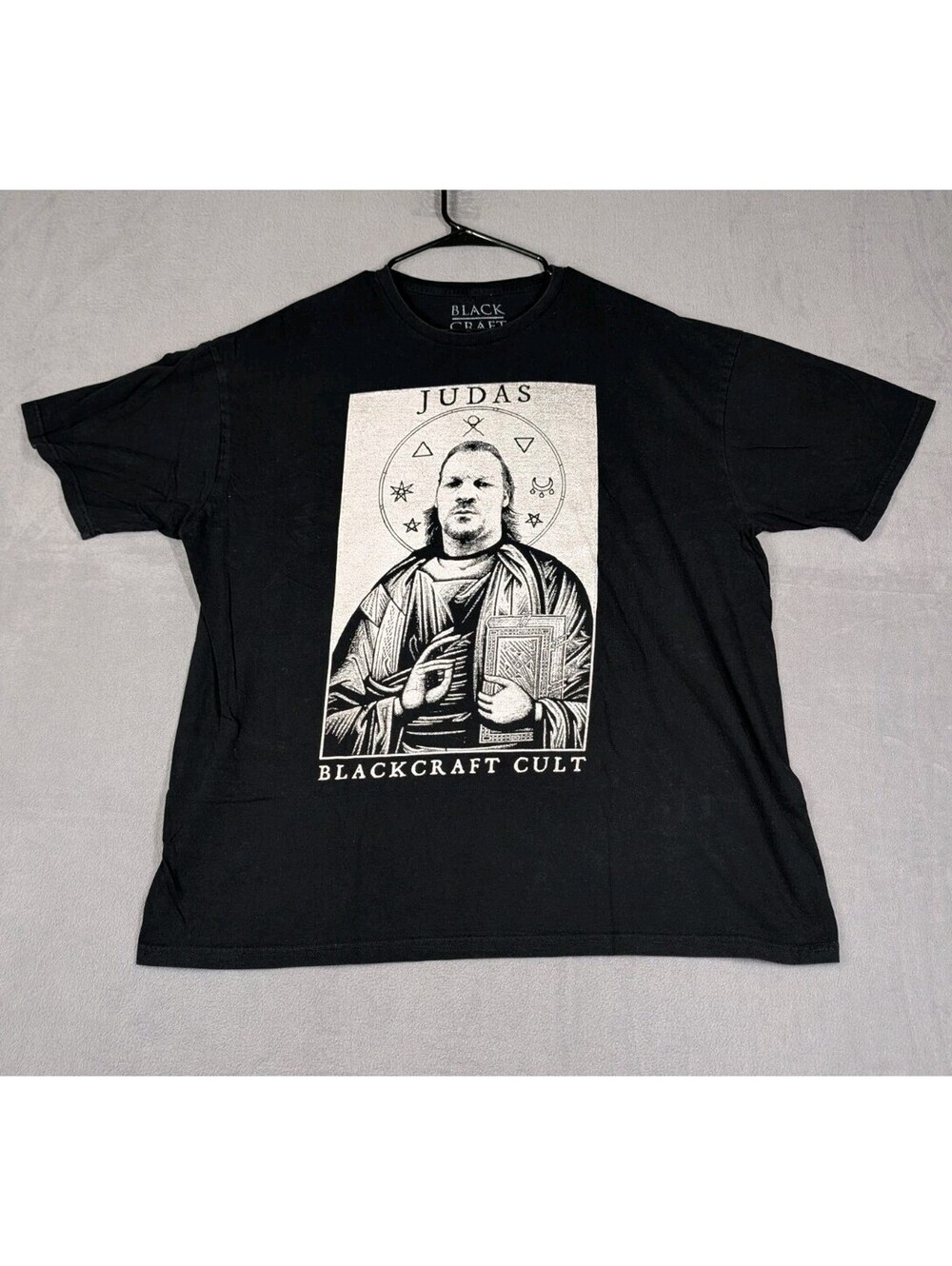 Blackcraft Cult Mens 2XL Black Judas Graphic Gothic Occult Heavy Cotton Tee